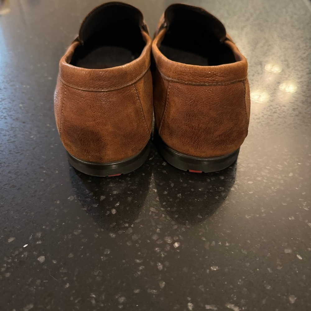 Prada Brown Pebble Leather Loafer/Slip On Men’s size 11 - Picture 4 of 9